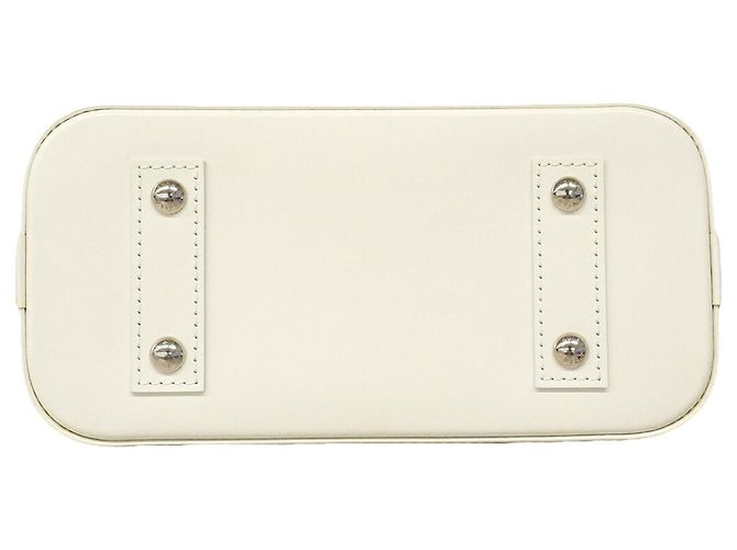Borsa Louis Vuitton Alma BB Epi Bianco Rosso - vista 3