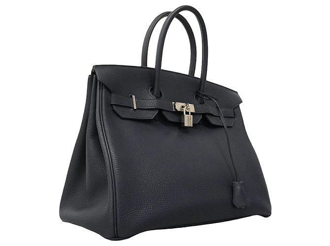 Hermès Borsa Hermes Birkin 35 in Blue Nuit - vista 2