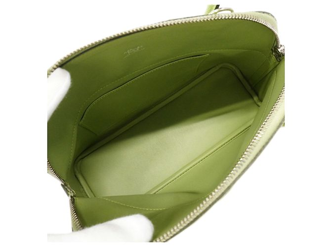 Hermès Borsa Hermes Bolide 26 Verde - vista 4