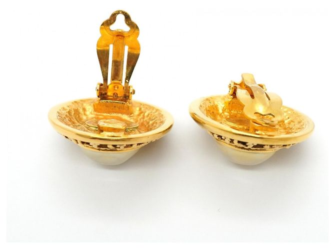 Orecchini a clip Chanel placcati oro D'oro - vista 3