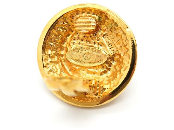 Orecchini a clip Chanel placcati oro D'oro - vista 4