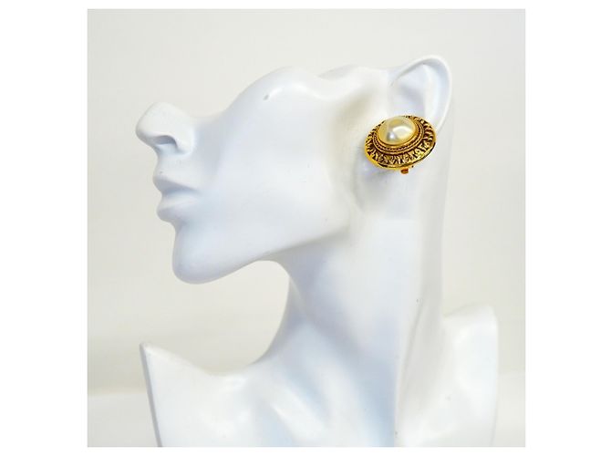 Orecchini a clip Chanel placcati oro D'oro - vista 5