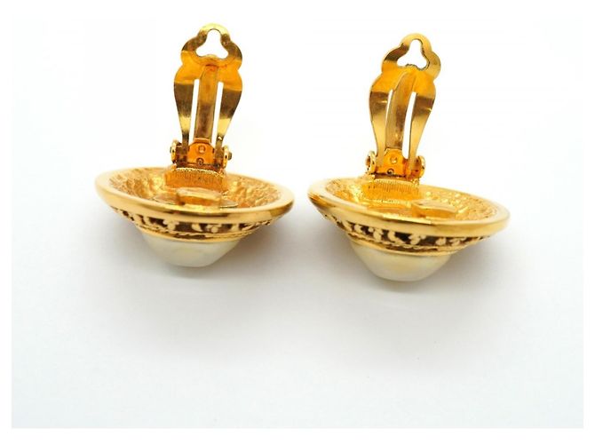 Orecchini a clip Chanel placcati oro D'oro - vista 6