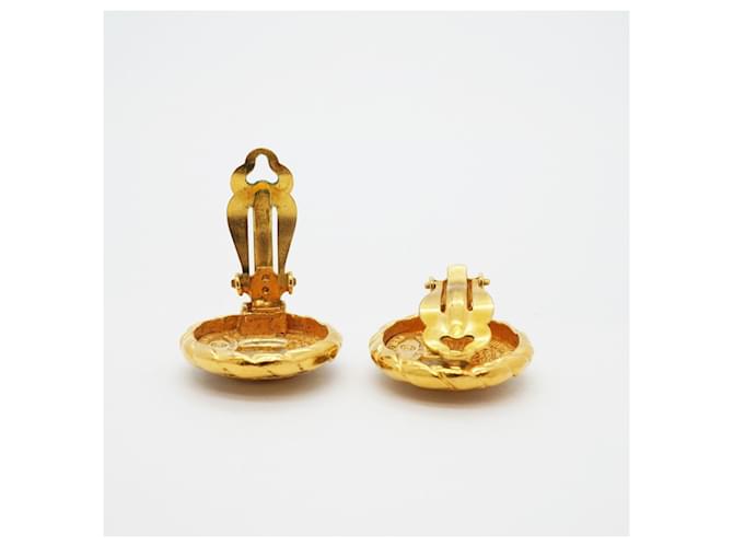 Orecchini a clip Chanel Gold D'oro - vista 3