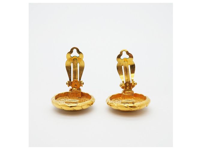 Orecchini a clip Chanel Gold D'oro - vista 6