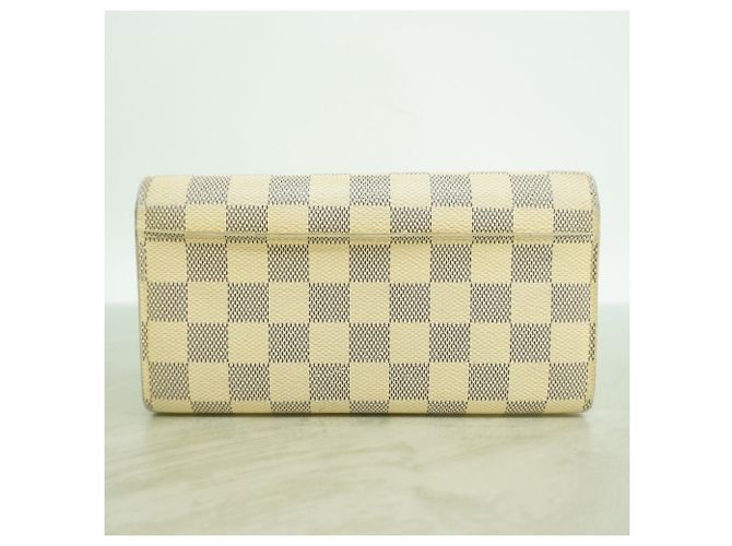 Sarah Louis Vuitton Damier Azur Langbeutel Weiß - Ansicht 10