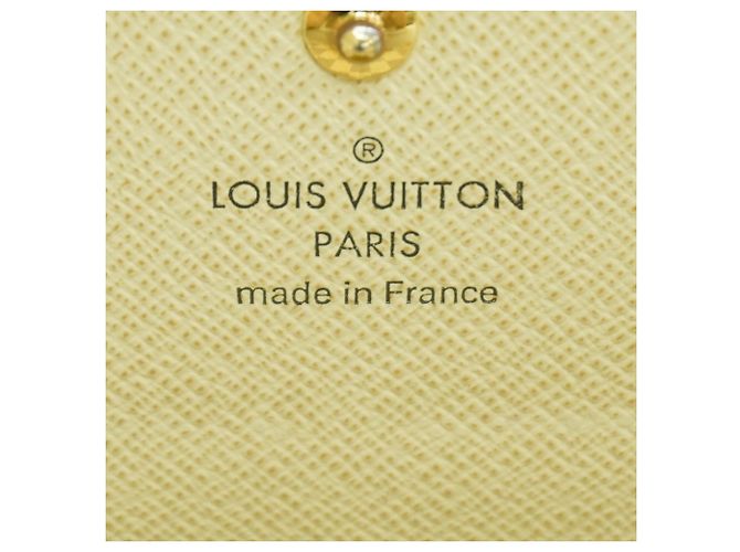 Sarah Louis Vuitton Damier Azur Langbeutel Weiß - Ansicht 4