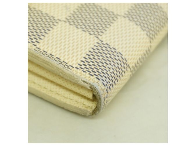 Sarah Louis Vuitton Damier Azur Langbeutel Weiß - Ansicht 8