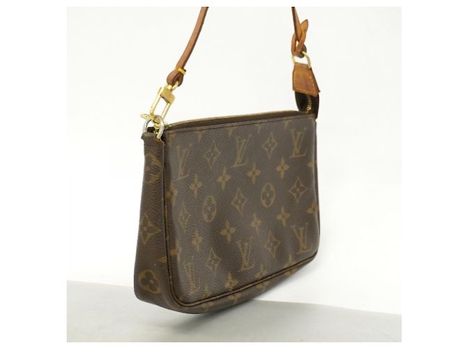 Louis Vuitton Monogram Pochette Accessoires Bag/Pouch M51980 Marrone - vista 2