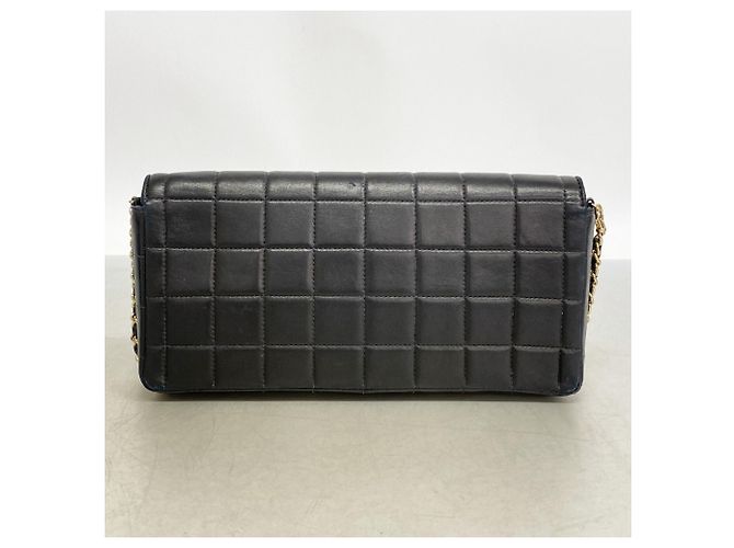 Timeless Borsa a tracolla con catena Chanel Chocolate Bar Nero - vista 11