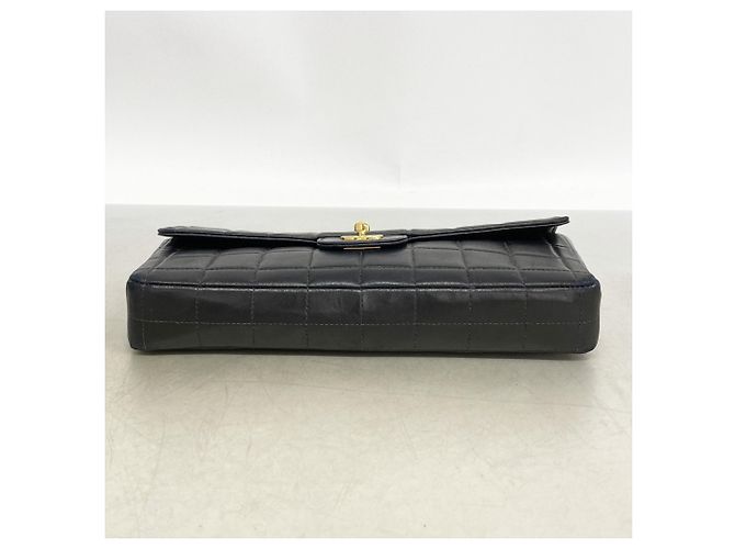 Timeless Borsa a tracolla con catena Chanel Chocolate Bar Nero - vista 3