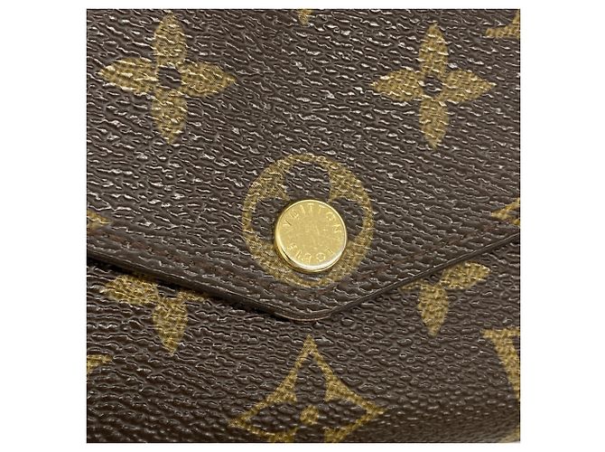 Louis Vuitton Monogram Portefeuille Sarah Long Wallet M60531 Marrone - vista 10