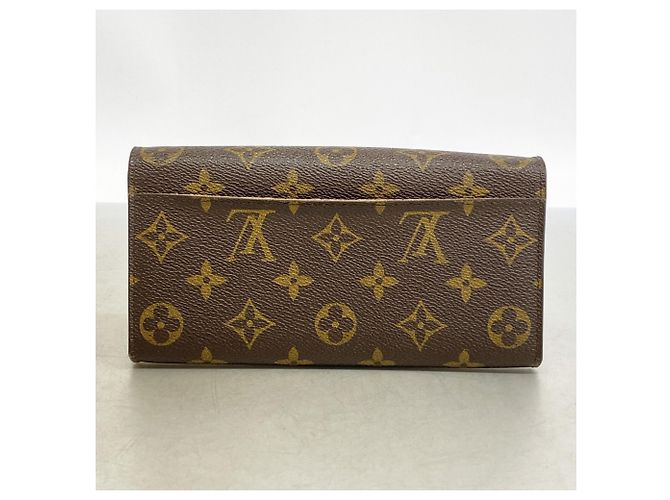 Louis Vuitton Monogram Portefeuille Sarah Long Wallet M60531 Marrone - vista 12