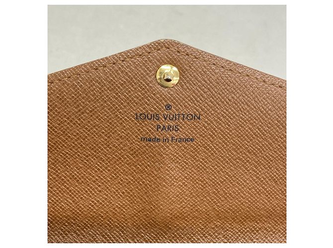 Louis Vuitton Monogram Portefeuille Sarah Long Wallet M60531 Marrone - vista 4
