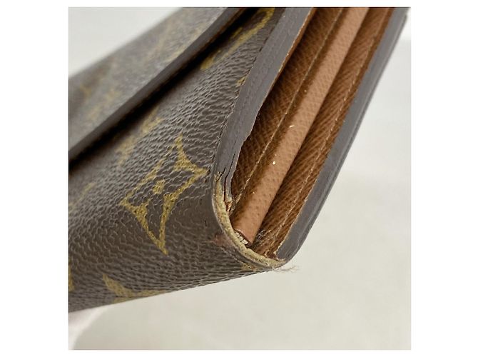 Louis Vuitton Monogram Portefeuille Sarah Long Wallet M60531 Marrone - vista 6