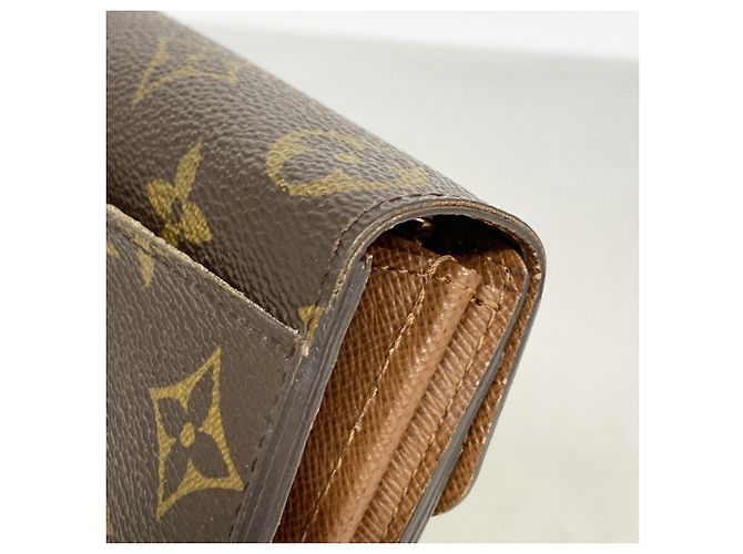 Louis Vuitton Monogram Portefeuille Sarah Long Wallet M60531 Marrone - vista 9