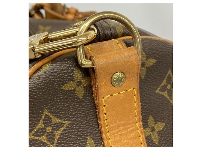 Louis Vuitton Monogram Keepall Bandoulière 60 Marrone - vista 12