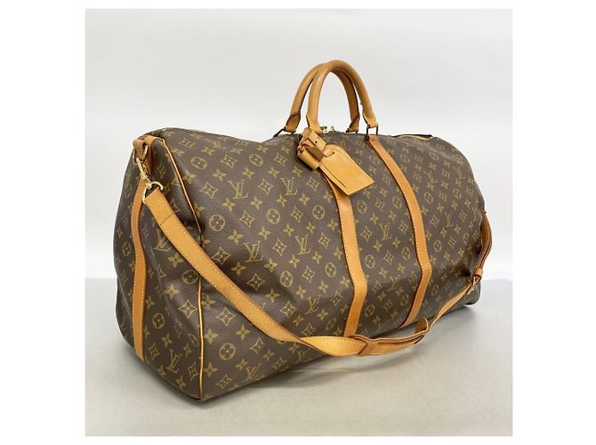 Louis Vuitton Monogram Keepall Bandoulière 60 Marrone - vista 2