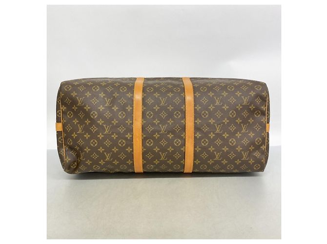 Louis Vuitton Monogram Keepall Bandoulière 60 Marrone - vista 3