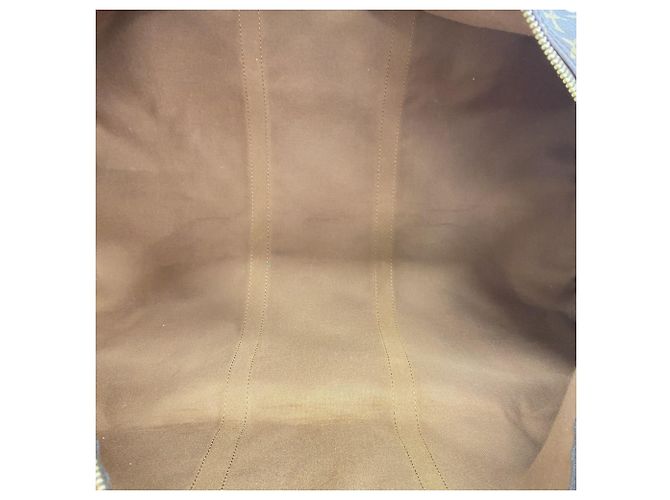 Louis Vuitton Monogram Keepall Bandoulière 60 Marrone - vista 4