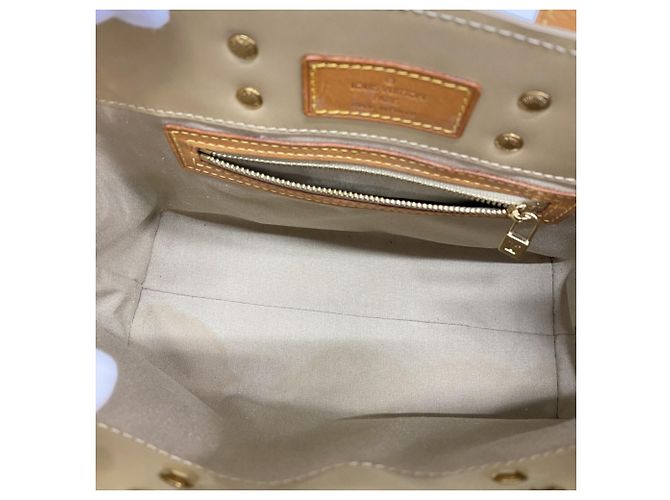 Louis Vuitton Vernis Lead PM Handtasche Beige - Ansicht 4