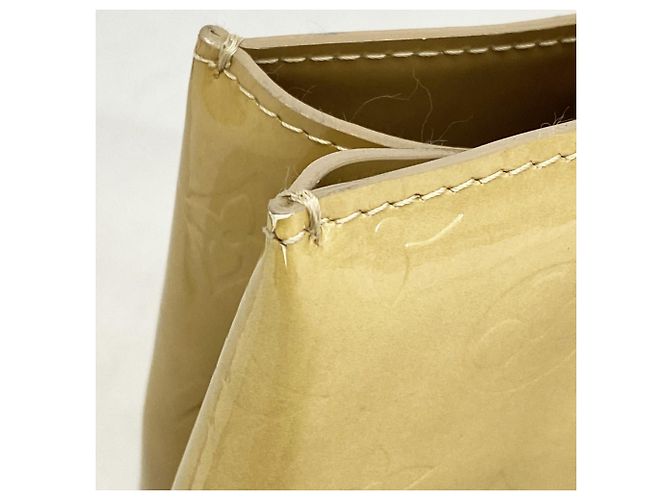 Louis Vuitton Vernis Lead PM Handtasche Beige - Ansicht 7