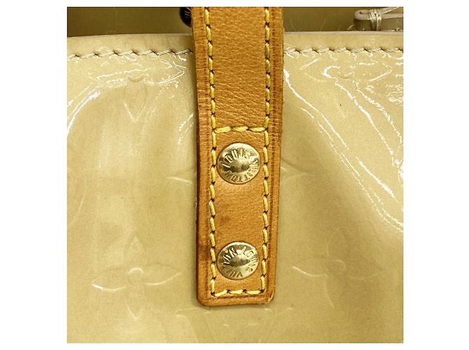 Louis Vuitton Vernis Lead PM Handtasche Beige - Ansicht 9