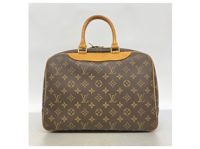 Borsa Louis Vuitton Monogram Deauville M47270 Marrone - vista 10