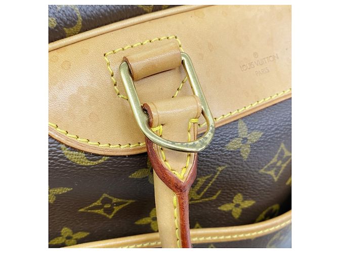 Borsa Louis Vuitton Monogram Deauville M47270 Marrone - vista 8