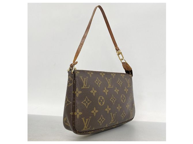 Borsa Pochette Accessoires Monogram Louis Vuitton Marrone - vista 2