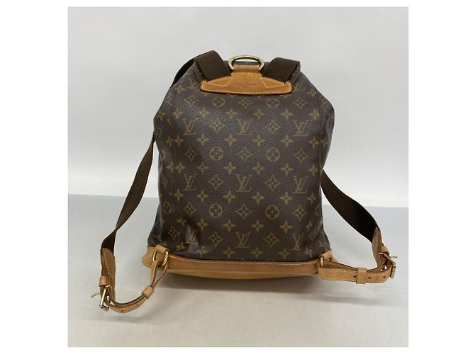 Zaino Louis Vuitton Monogram Montsouris GM Marrone - vista 13