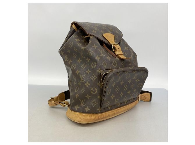 Zaino Louis Vuitton Monogram Montsouris GM Marrone - vista 2