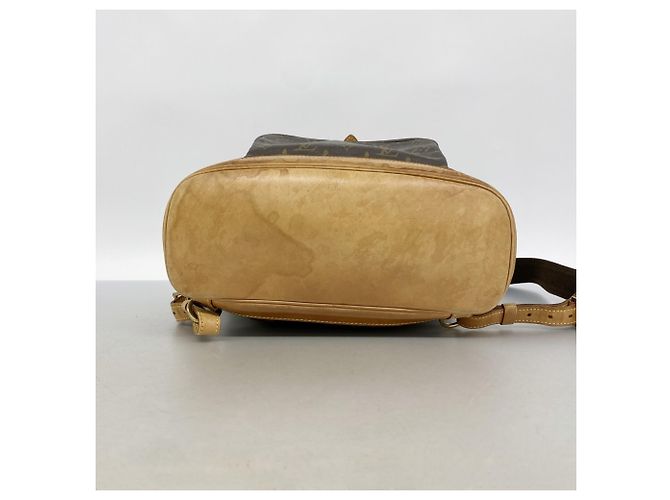 Zaino Louis Vuitton Monogram Montsouris GM Marrone - vista 3