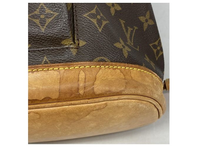 Zaino Louis Vuitton Monogram Montsouris GM Marrone - vista 7