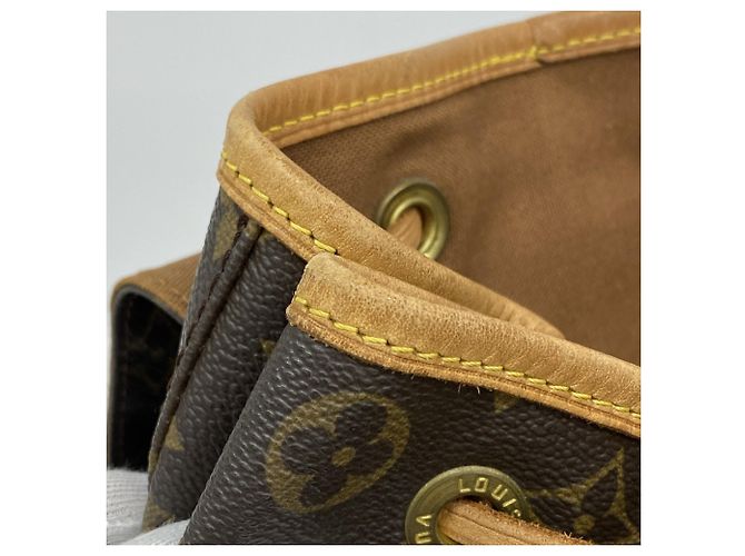 Zaino Louis Vuitton Monogram Montsouris GM Marrone - vista 8