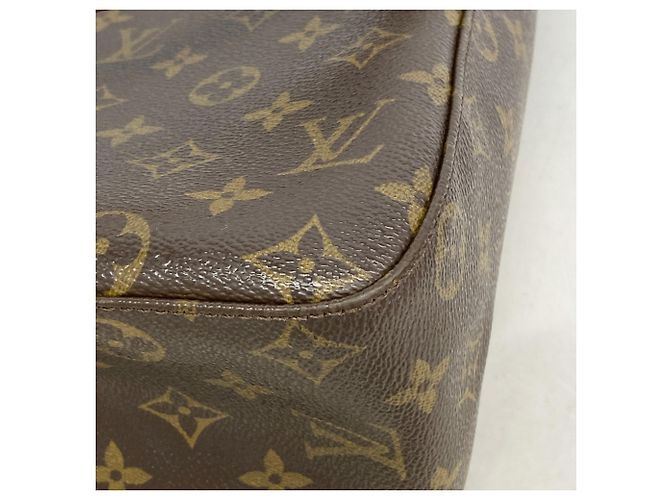 Sac à épaule Louis Vuitton Monogram Looping GM Marron - vue 6