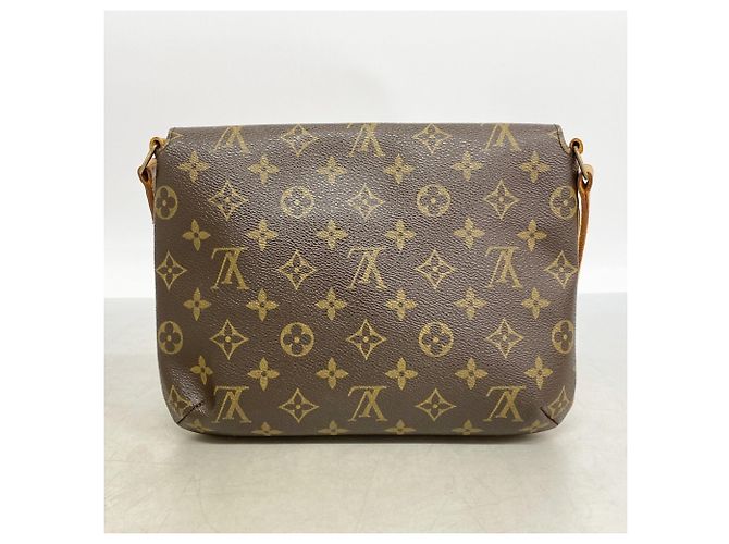 Borsa a tracolla Louis Vuitton Monogram Musette Tango Marrone - vista 10