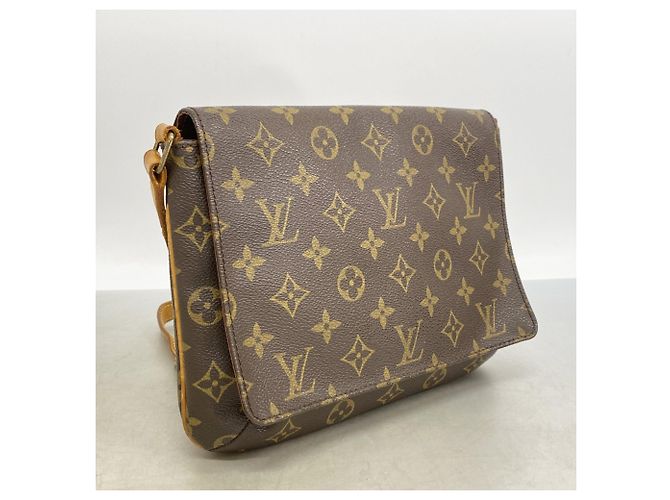 Borsa a tracolla Louis Vuitton Monogram Musette Tango Marrone - vista 2