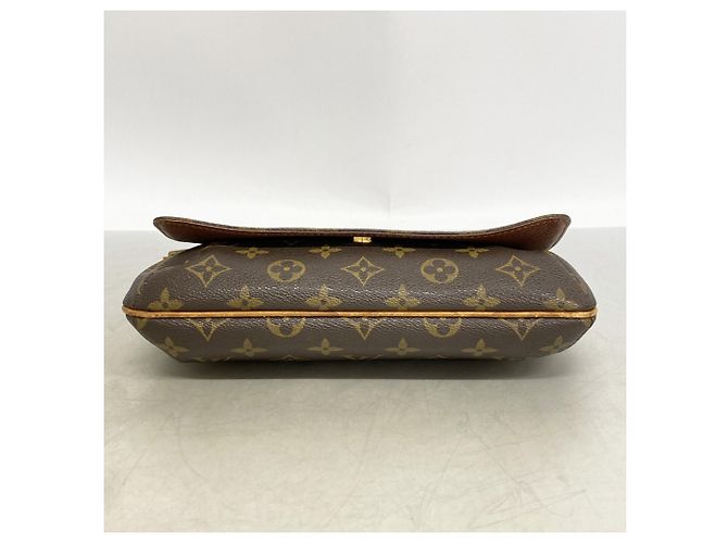 Borsa a tracolla Louis Vuitton Monogram Musette Tango Marrone - vista 3