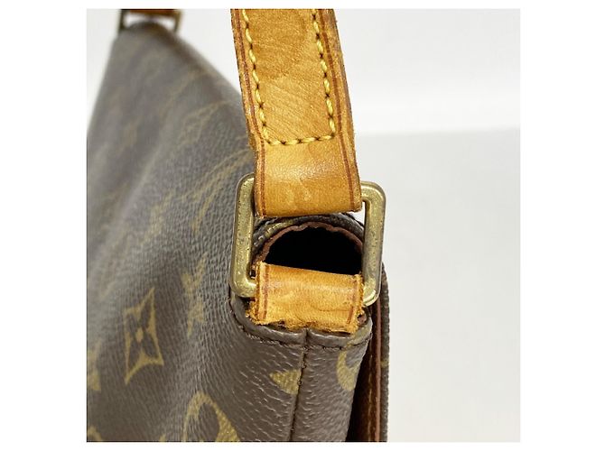 Borsa a tracolla Louis Vuitton Monogram Musette Tango Marrone - vista 8