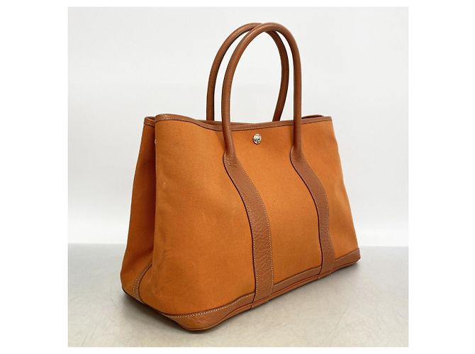 Hermès Borsa Tote Hermes Garden PM Arancione - vista 2
