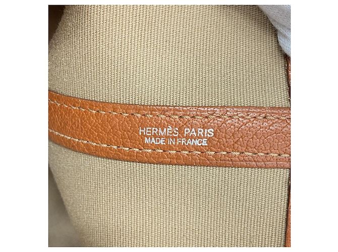 Hermès Borsa Tote Hermes Garden PM Arancione - vista 5