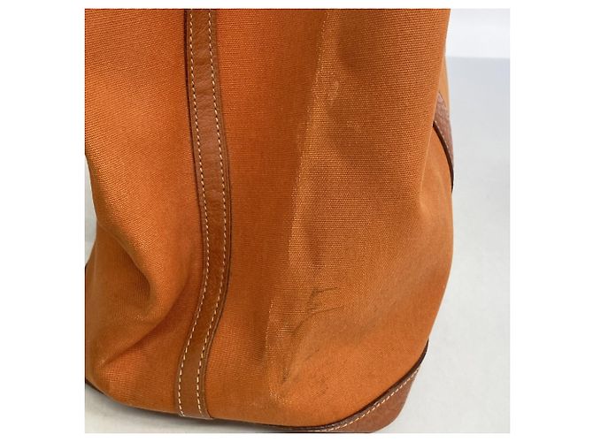 Hermès Borsa Tote Hermes Garden PM Arancione - vista 6