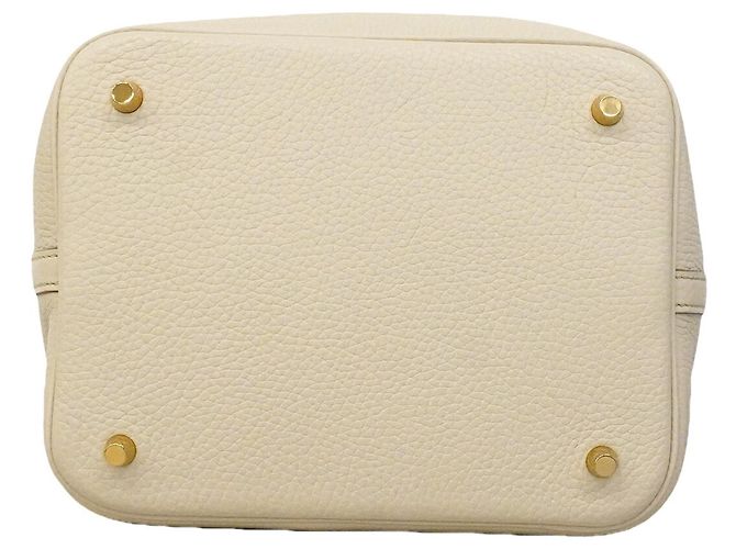 Hermès Borsa Hermes Picotin Lock MM Beige - vista 3
