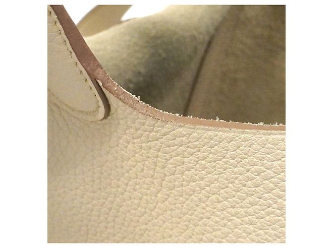 Hermès Borsa Hermes Picotin Lock MM Beige - vista 6