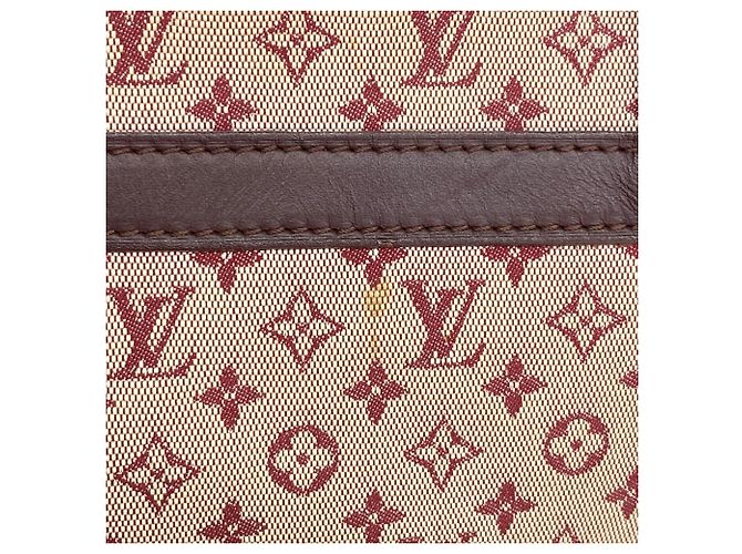 Borsa Louis Vuitton Monogram Mini Josephine PM Rosso - vista 7