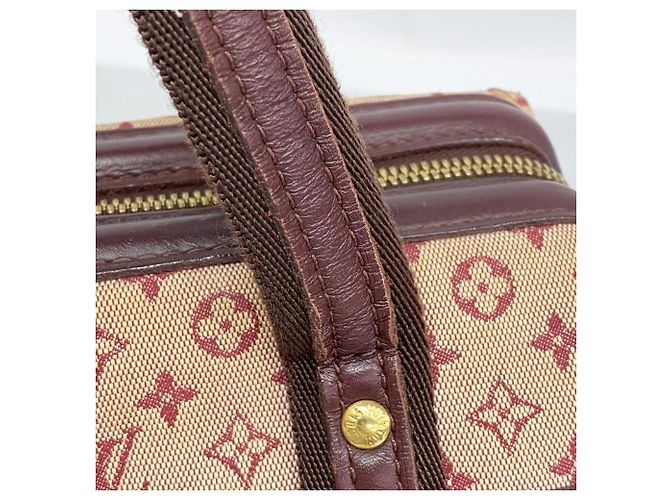 Borsa Louis Vuitton Monogram Mini Josephine PM Rosso - vista 9