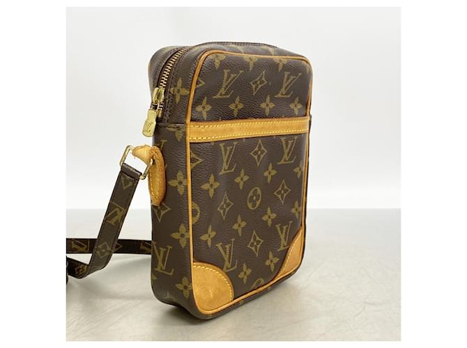Bolso de hombro Louis Vuitton Monogram Danube Castaño - vista 2