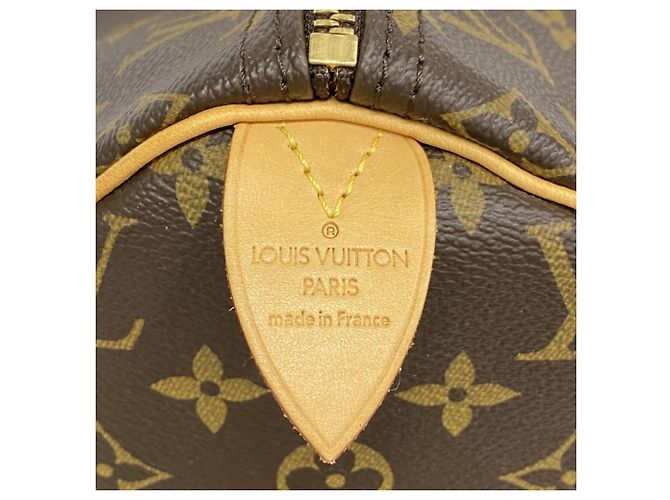 Borsa Louis Vuitton Monogram Speedy 40 Marrone - vista 5