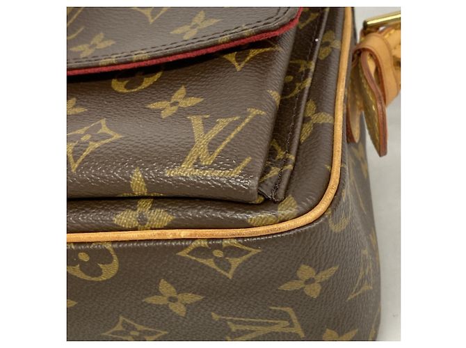 Borsa a spalla Louis Vuitton Monogram Vivacite MM Marrone - vista 6
